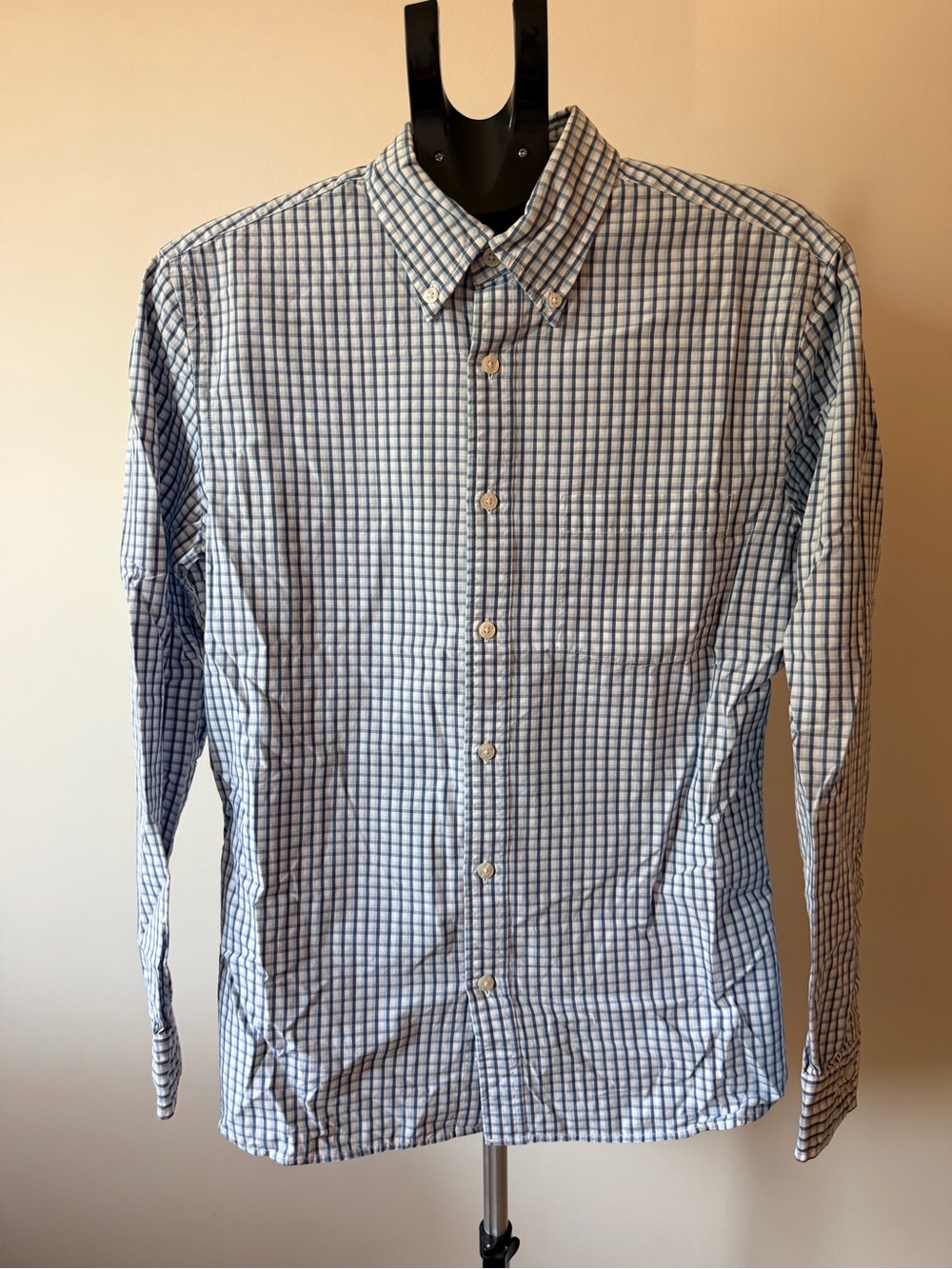 Brooks Brothers Blue & White Gingham Button-Down Shirt